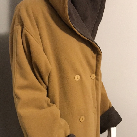 Oversized hooded coat - Picture 2 of 7